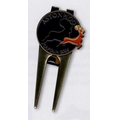 Custom Shaped Firebird Divot Repair Tool w/ Clip 2 3/4"